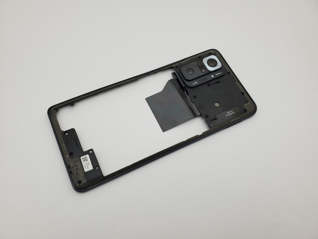 Скло камери xiaomi redmi note 10 pro з корпусом чорний сервісний оригінал з розборки, фото 1