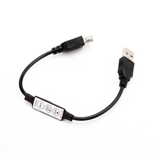 Купить LED диммер mini c USB разъемами проводной ручное управление 5 ...