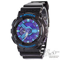 Часы наручные Casio G-Shock AAA GA-110 Black-Blue Autolight