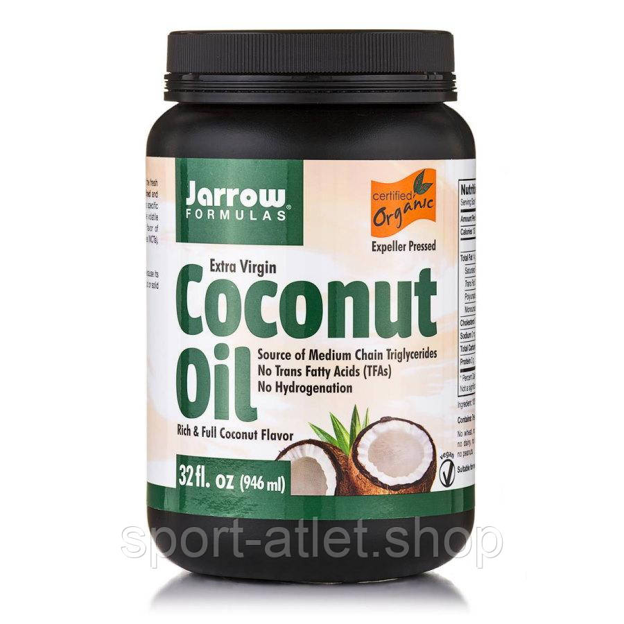 Замінник харчування Jarrow Formulas Organic Extra Virgin Coconut Oil, 946 грам