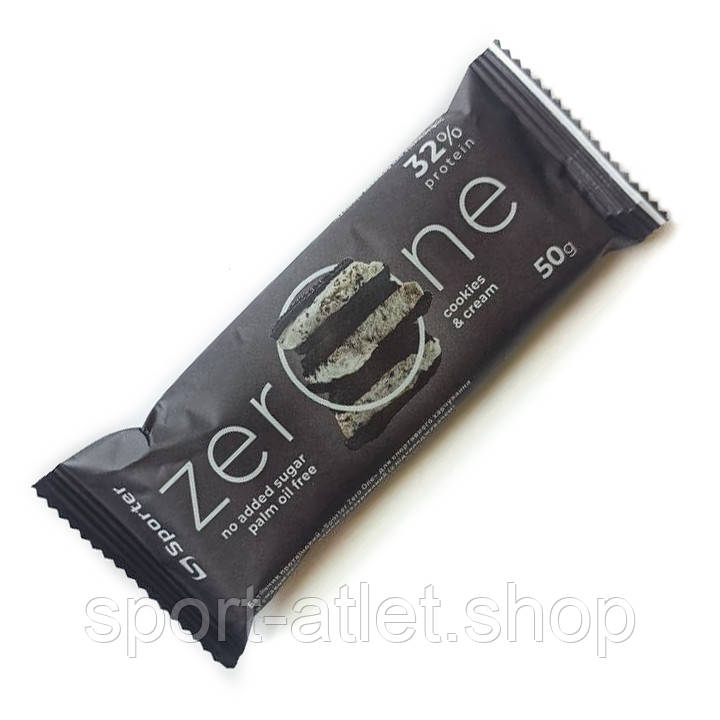 Батончик Sporter Zero One, 50 грам - Печиво-крем, фото 1