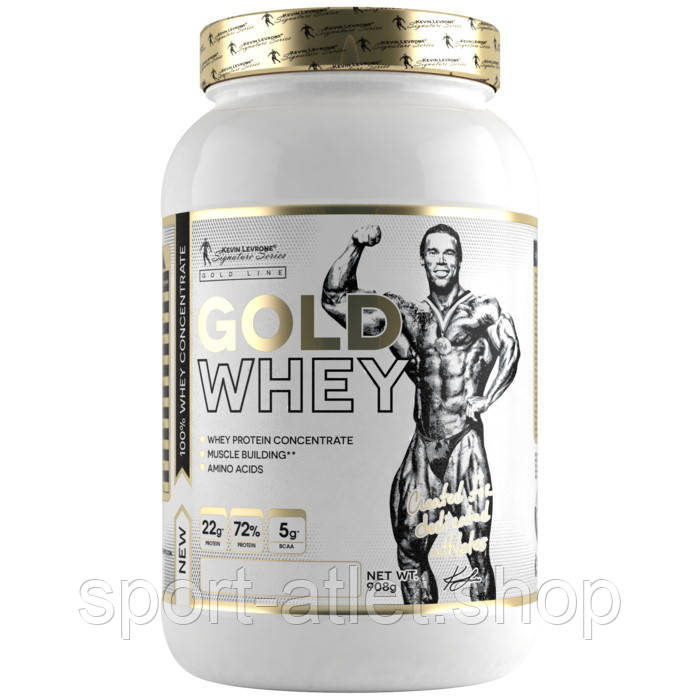Протеїн Kevin Levrone Gold Line Gold Whey, 908 грам - Ваніль, фото 1