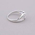 Каблучка біжутерія 'Big Dipper' Фіаніт (родій), фото 2