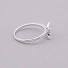 Каблучка біжутерія 'Big Dipper' Фіаніт (родій), фото 2