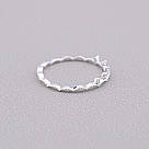 Каблучка біжутерія Фіаніт (Срібло), фото 2