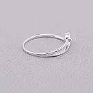 Каблучка біжутерія Фіаніт (Срібло), фото 2