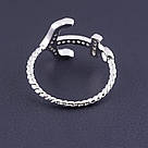 Каблучка біжутерія Фіаніт 'XUPING' (родій), фото 3