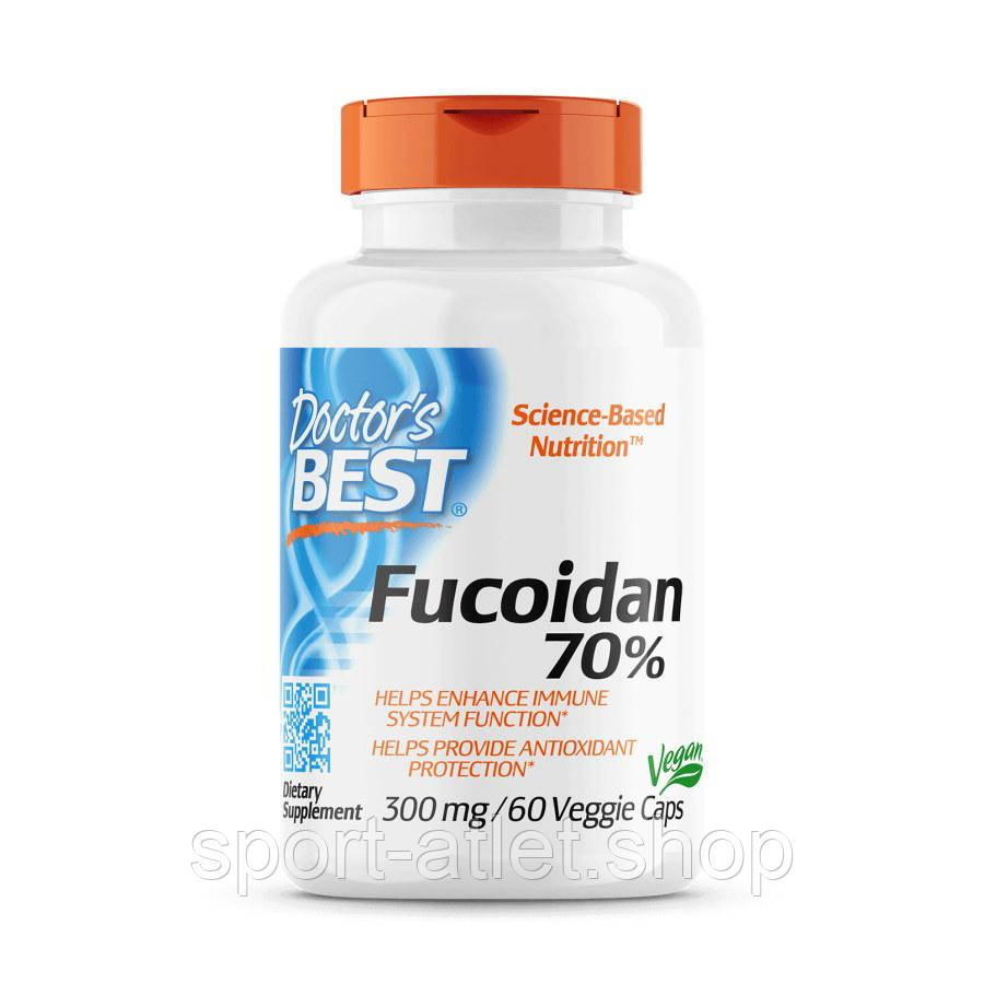 Натуральна добавка Doctor's Best Fucoidan 0.7, 60 вегакапсул