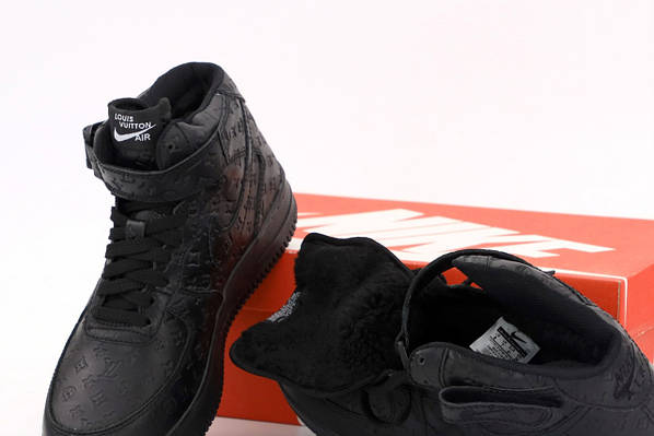 Nike air force high cut black store