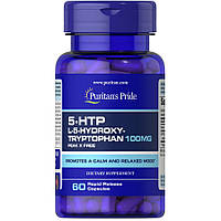 Аминокислота Puritan's Pride 5-HTP 100 mg, 60 капсул