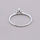 Каблучка біжутерія Фіаніт (Срібло), фото 3