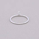 Каблучка біжутерія 'Big Dipper' Фіаніт (родій), фото 3