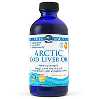 Жирные кислоты Nordic Naturals Arctic Cod Liver Oil, 237 мл Апельсин