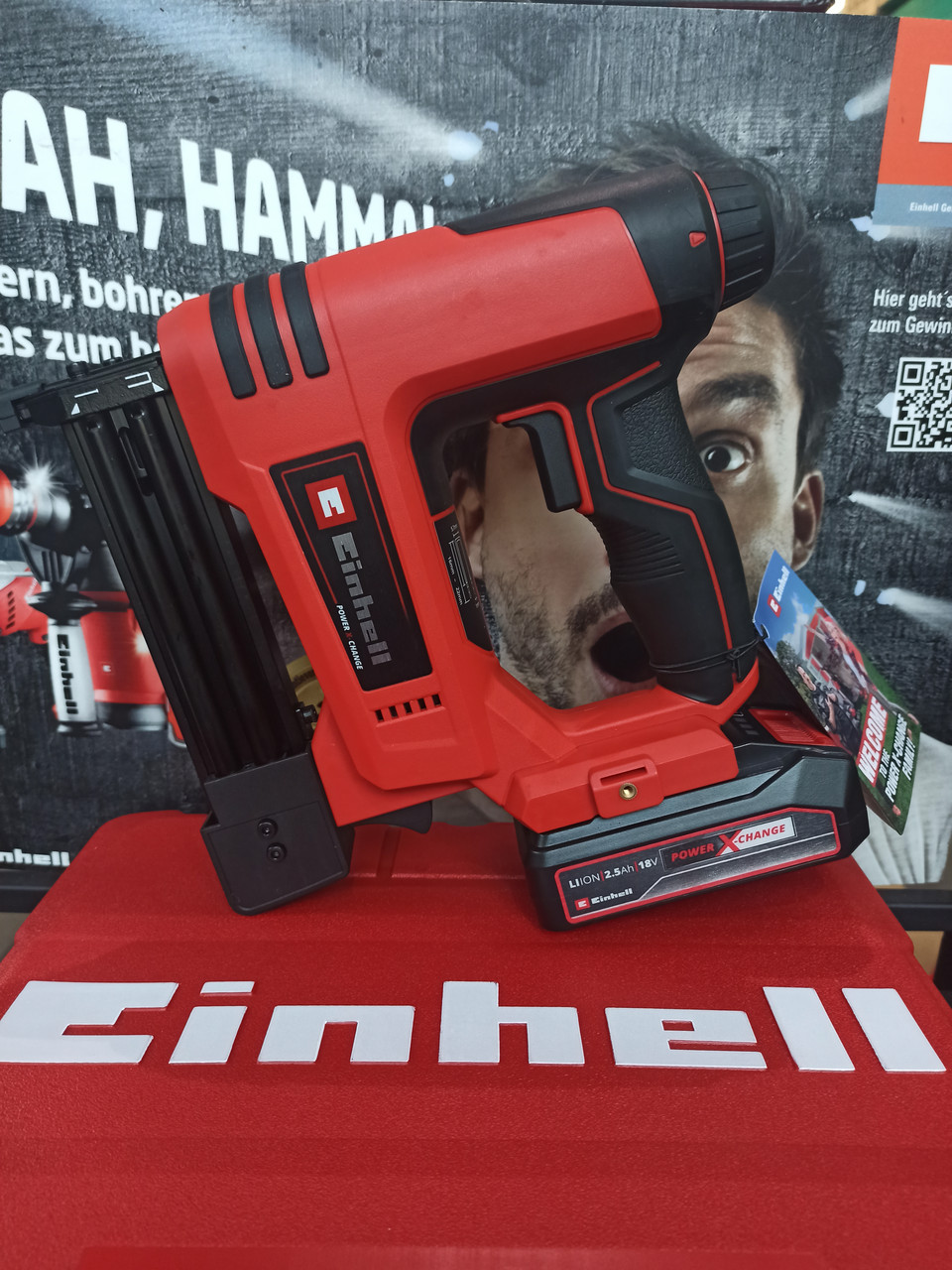 Степлер акумуляторний Einhell TE-CN 18 Li Kit (425779025)