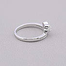 Каблучка біжутерія 'Big Dipper' Фіаніт (родій), фото 2