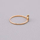 Каблучка біжутерія Фіаніт (позолота 18к), фото 2