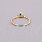 Каблучка біжутерія Фіаніт (позолота 18к), фото 3