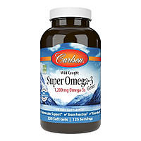 Жирные кислоты Carlson Labs Wild Caught Super Omega-3 Gems 1200 mg, 250 капсул