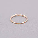 Каблучка біжутерія Фіаніт (позолота 18к), фото 3