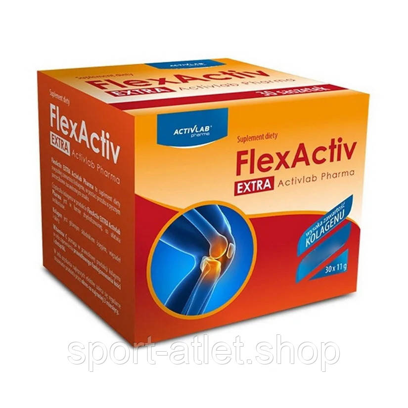 Препарат для суглобів і зв'язок Activlab Pharma Flex Activ Extra, 30*11 грам Смородина з журавлиною