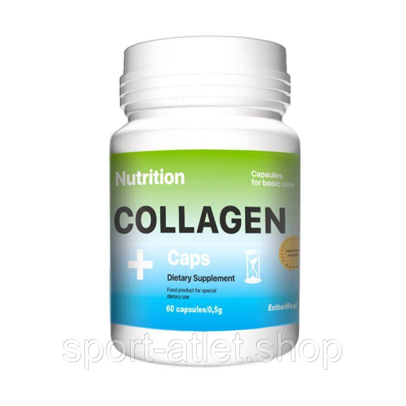 Препарат для суглобів і зв'язок EntherMeal Collagen +, 60 капсул