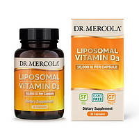 Витамины и минералы Dr. Mercola Liposomal Vitamin D3 10000 IU, 30 капсул