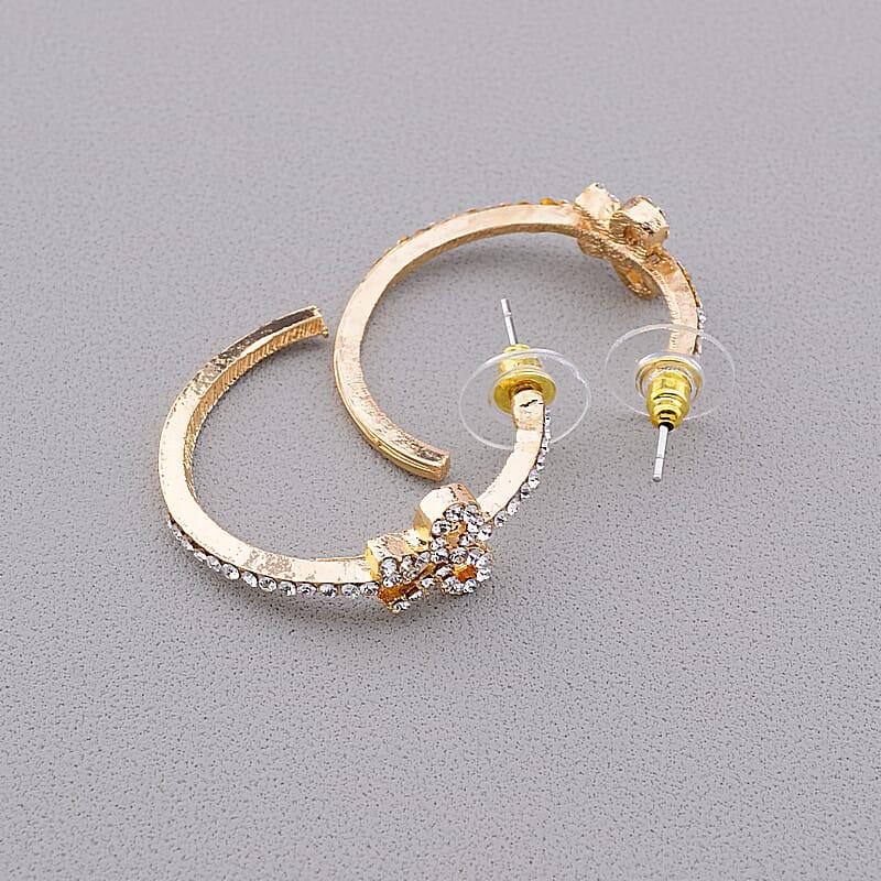 Сережки 'Juleeze' Фіаніт (позолота 18к), фото 1