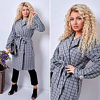 Модное женское пальто Ткань Кашемир 60, 62 размер 60 62