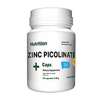 Витамины и минералы EntherMeal Zinc Picolinate, 60 капсул