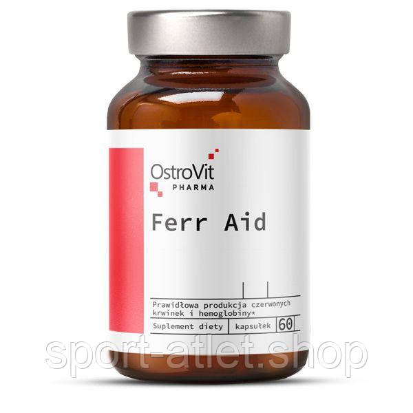 Вітаміни та мінерали OstroVit Pharma Ferr Aid, 60 капсул