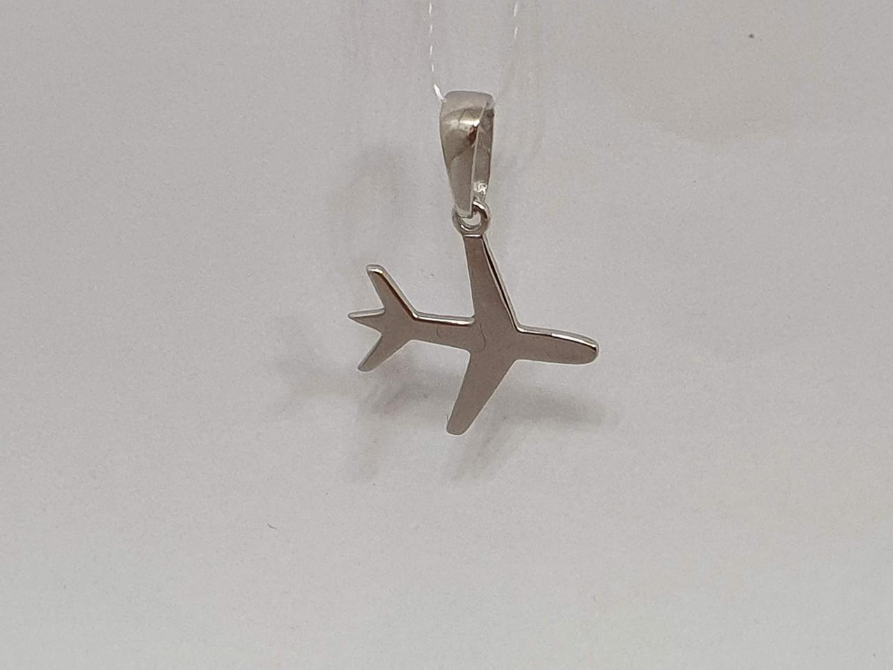 Золота підвіска Літак.  ПБ272БИ