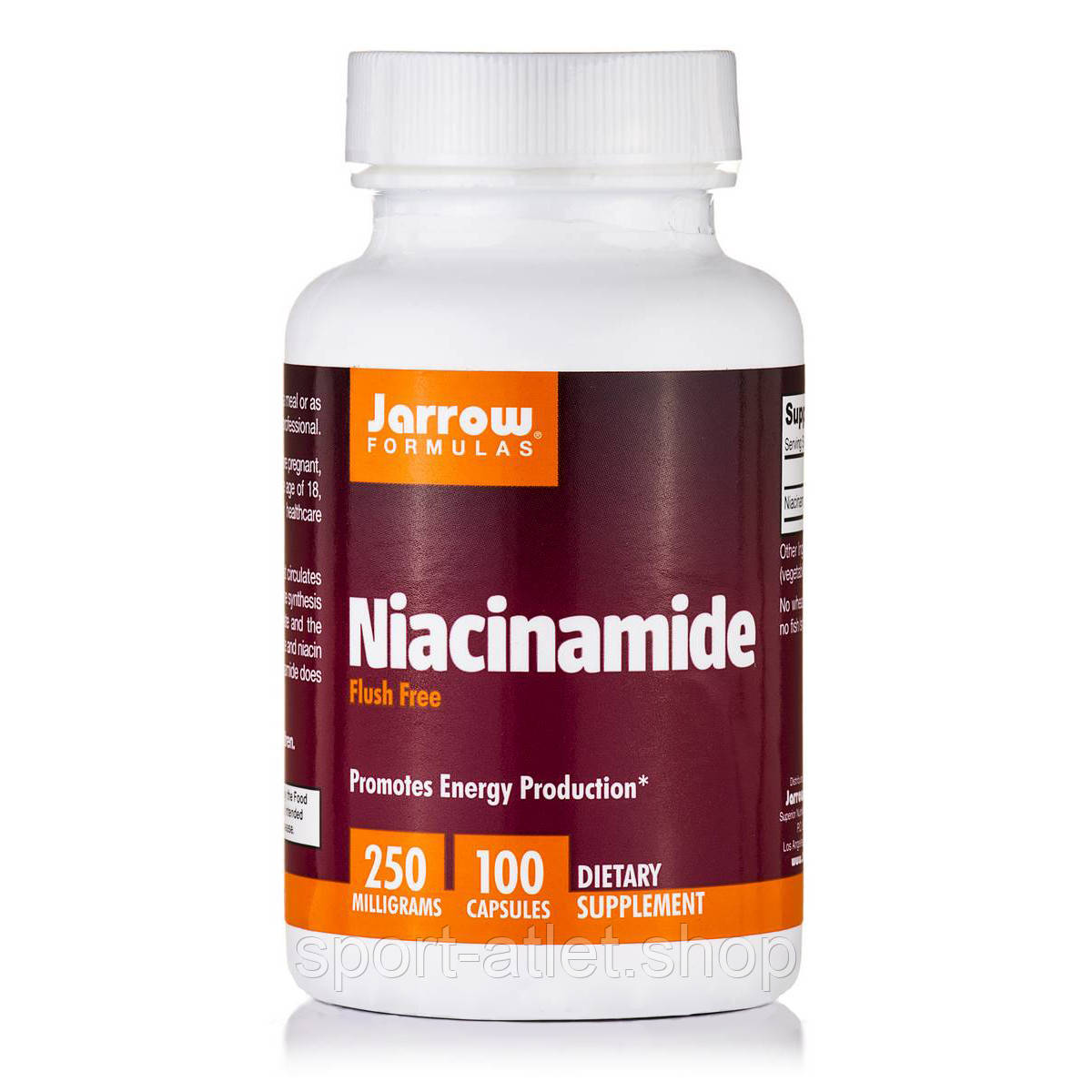 Вітаміни та мінерали Jarrow Formulas Niacinamide 250 mg, 100 капсул