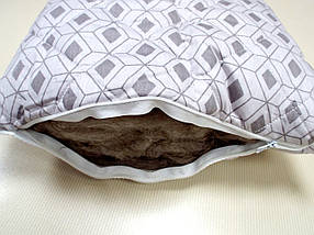 Подушка конопляна стьобаний, Покриття Сатин, фото 3