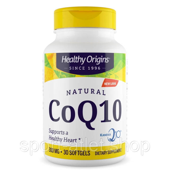 Натуральна добавка Healthy Origins CoQ10 Kaneka Q10 300 mg, 30 капсул, фото 1