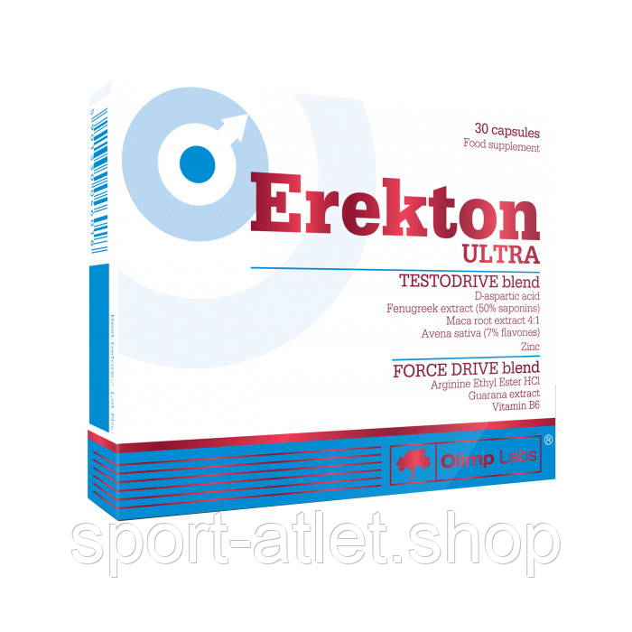 Стимулятор тестостерону Olimp Erekton Ultra, 30 капсул