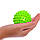 Масажний м'ячик PVC 7.5 см жорсткий зелений, фото 2
