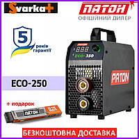 Сварочный инвертор Патон ECO-250 DC MMA + электроды АНО-36. ( Аппарат Патон 250 Ампер )