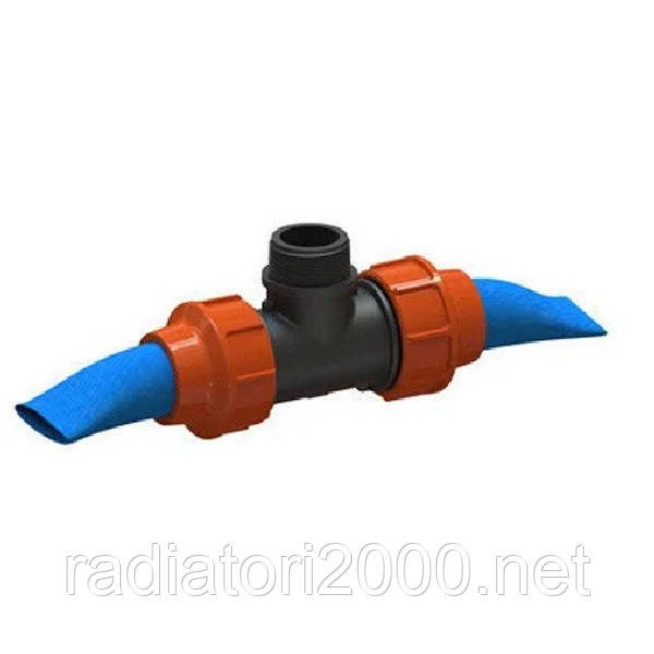 Тройник для шланга Lay Flat 2"х1 1/2" Н капельный полив купить в ...