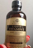 Вітамін Е з соняшнику Solgar Liquid Vitamin E mixed tochopherol complex 118 ml, фото 3