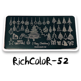 Пластина для стемпинга RichColor №52