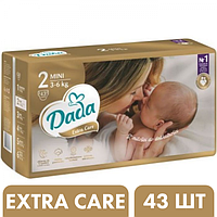 Подгузники для детей Дада Екстра Экстра Кар 2 Мини Dada Extra Care (3-6кг) 44 шт