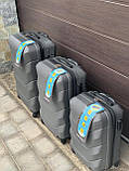 Дорожній чемодан S M L carbon 147 модель Валіза Сумка на 4х колесах Дорожный чемодан на колесах дорожные сумки, фото 10