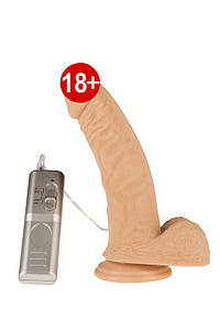 Фалоімітатор з вібрацією Alive Dr.No, ПВХ, діаметр 4,6sм