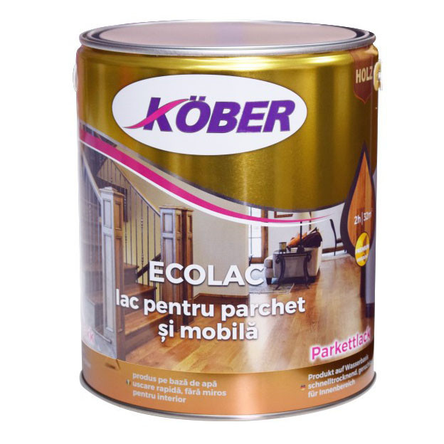 Ecolac Kober — Лак на водній основі — 0,75 л