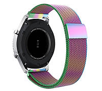 Металлический ремешок Milanese Loop для Samsung Gear S3 / Samsung Galaxy Watch 46mm Silver - Colorful