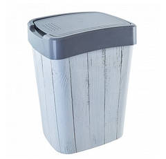 Відро для сміття "Євро" з принтами-10л, фото 4