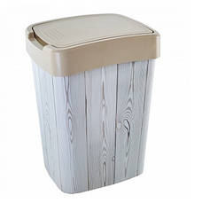 Відро для сміття "Євро" з принтами-10л, фото 2