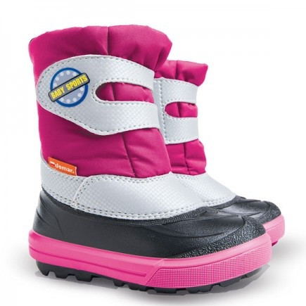 Дитячі зимові чоботи Demar Baby Sports 1506 NA р.26-27 рожеві Демар Бейбі Спортс, фото 1