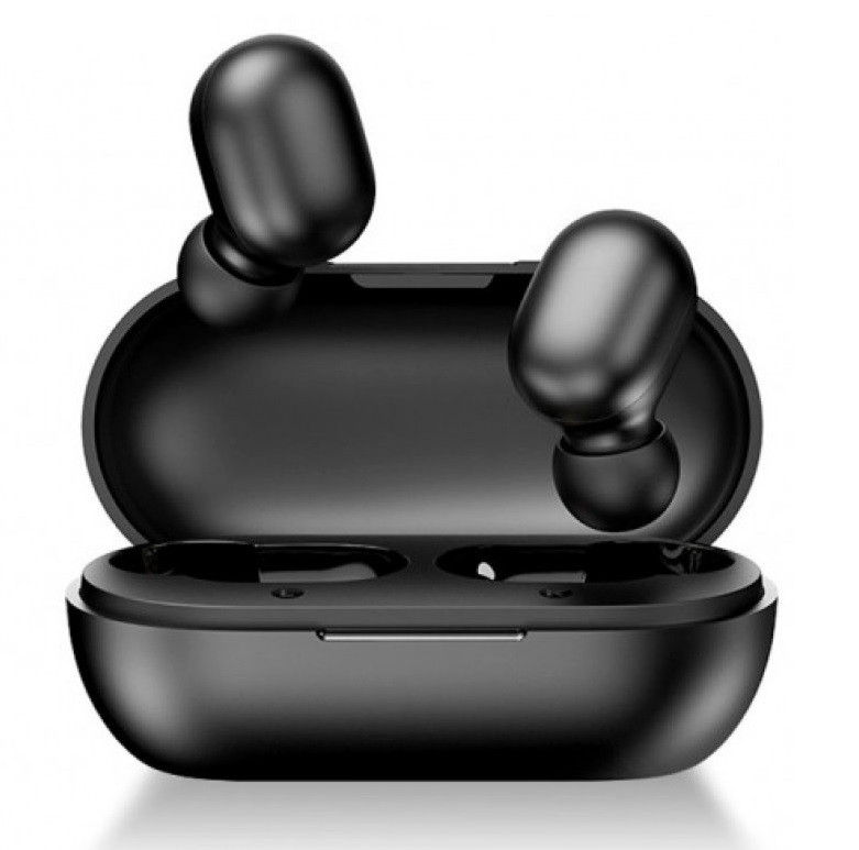 Бездротові вакуумні навушники з мікрофоном в кейсі Xiaomi Haylou GT1 Plus Черный, фото 1