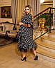 Плаття в горошок БАТАЛ міді, фото 6